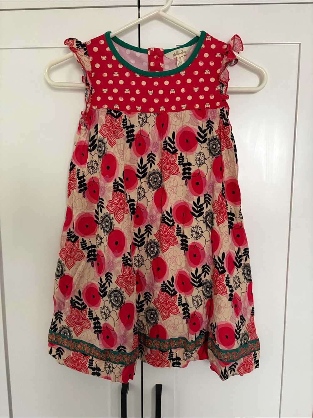 Matilda Jane Red and Cream Floral Sundress